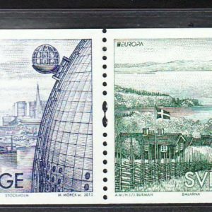 Sweden 2674 MNH EUROPA, Architecture, Flag, Ericsson Globe Arena