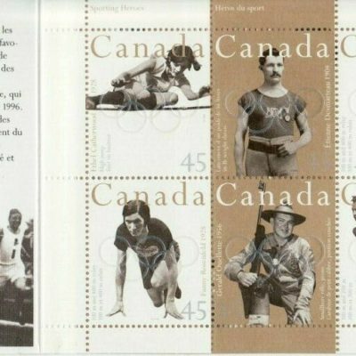 1996 CANADA BOOKLET STAMPS BK192 -1612b  OLYMPIC GOLD MEDALLISTS