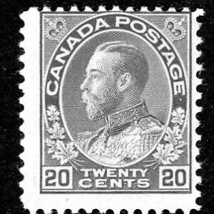 Canada Stamp #119 - King George V (1925) 20¢ (F)