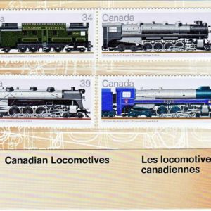 Canada  Scott #TC35,1118-1121  Cdn  Locomotives  MNH (1986)