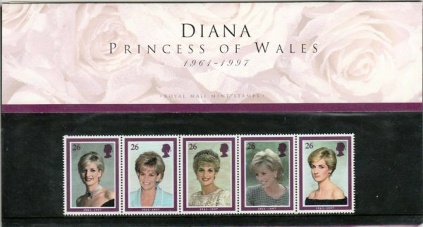 UK stamps of  PRINCESS DIANA (1961-1997)  1998 MINT