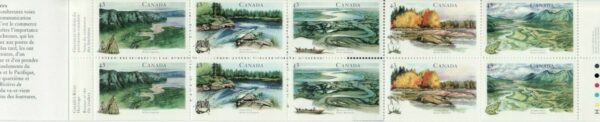 CANADA 1515b BK170 - Heritage Rivers "Fur Traders" Booklet,1994