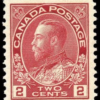 Canada Stamp #106 - King George V (1911) 2¢ (GRADE F -MNH)